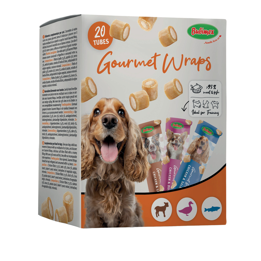 Friandises pour chien : multipack gourmet wraps - x20