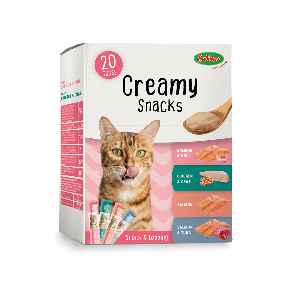Friandises pour chat, multipack creamy snacks x20