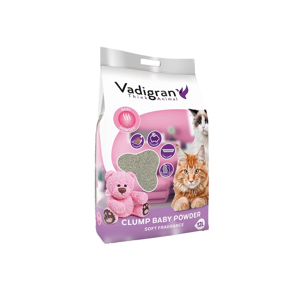 Litière pour chat, Baby powder 12 kg