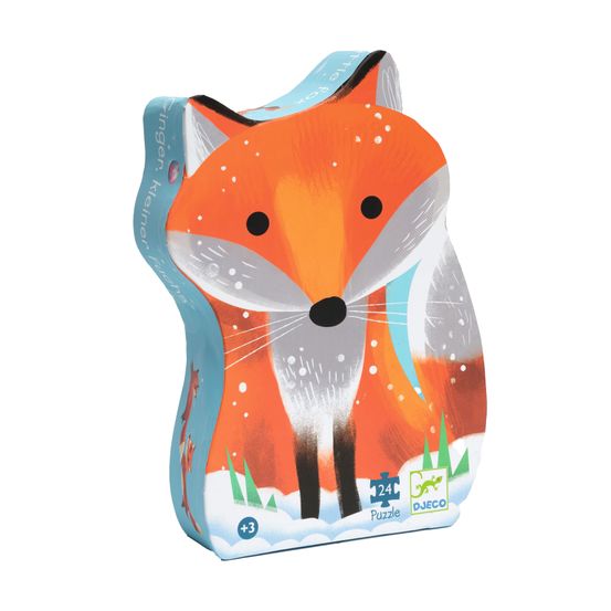 Puzzle silhouette ginger petit renard - 24 p