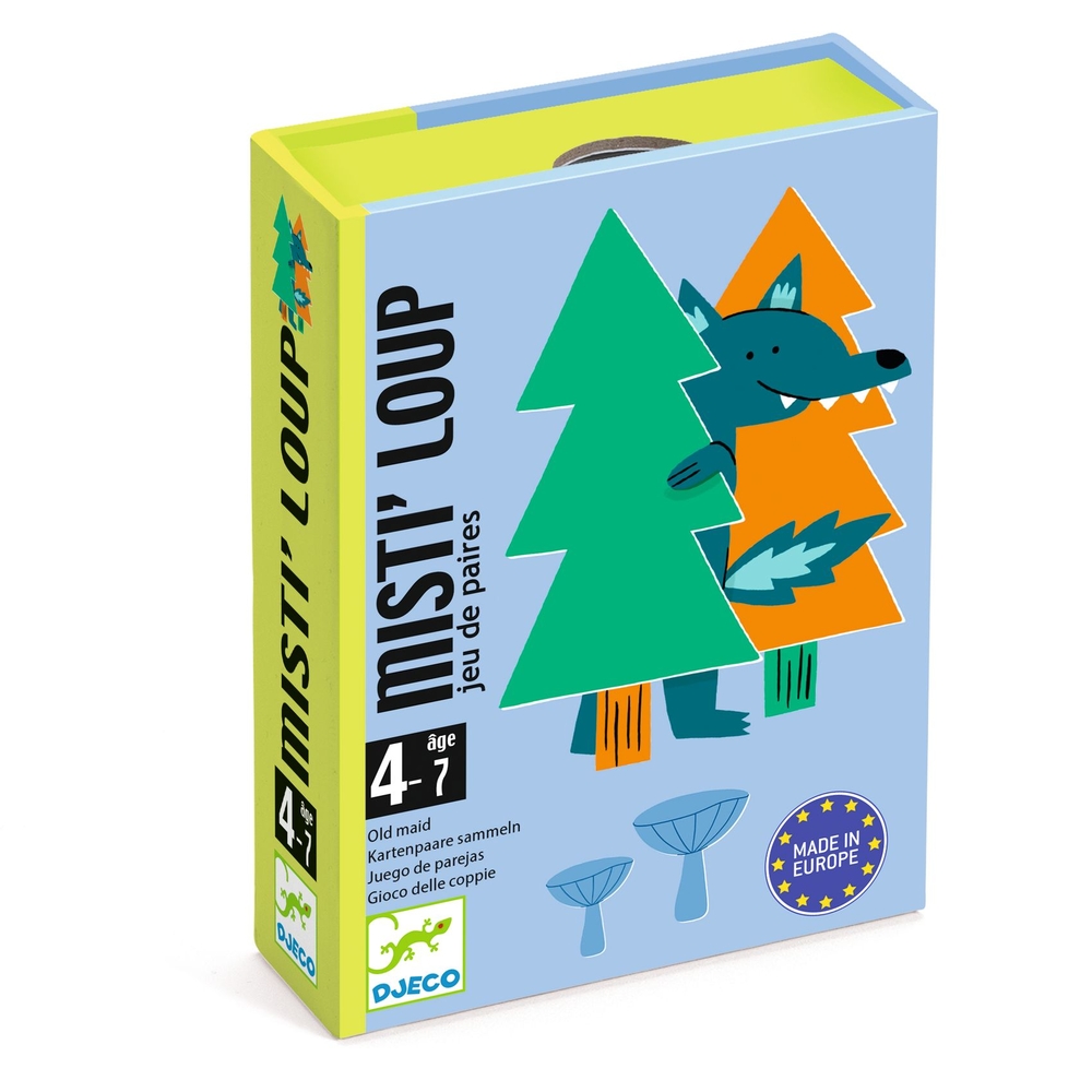 Jeu éducatif, association de paires 'Misti Loup'