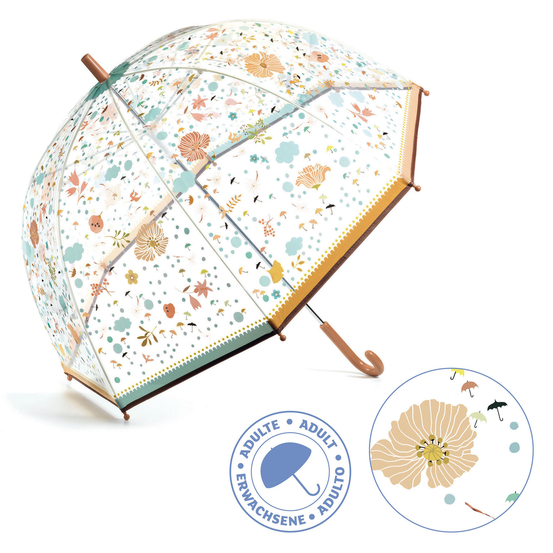 Parapluie, motif 'Petites fleurs', coloris mixte - D.79cm