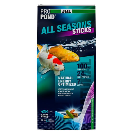 All seasons stick, nourriture pour poissons de bassin - 5,8kg
