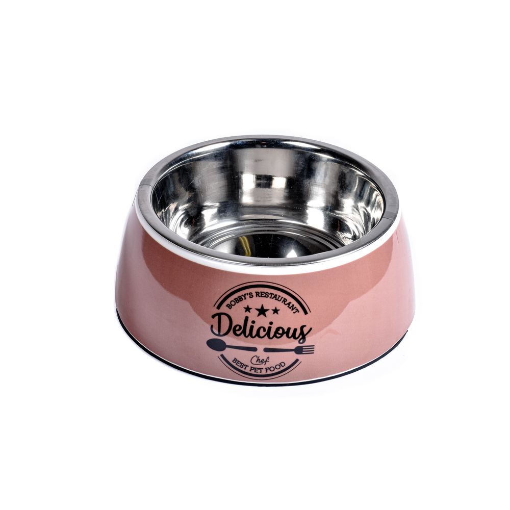 Gamelle Delicious pour chien et chat, coloris rose - Taille XS