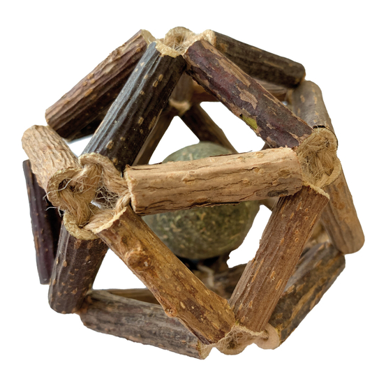 Jouet pour chat : sphère euphoria avec herbe à chat - l.8cm