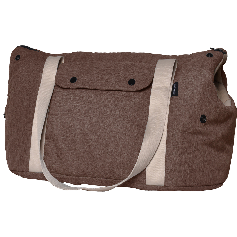 Sac pour chien, balade 23x40x25cm marron