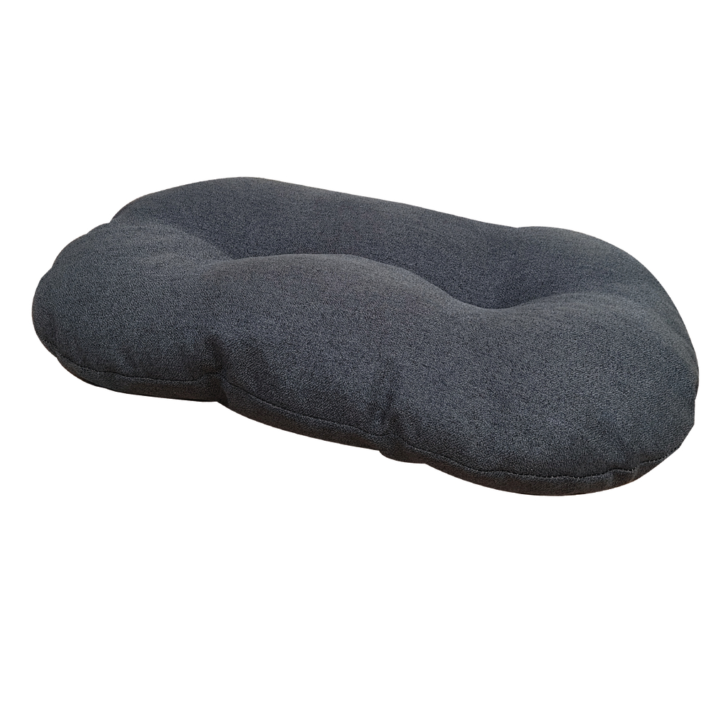Coussin pour chien ovale Hydro gris 77x50cm