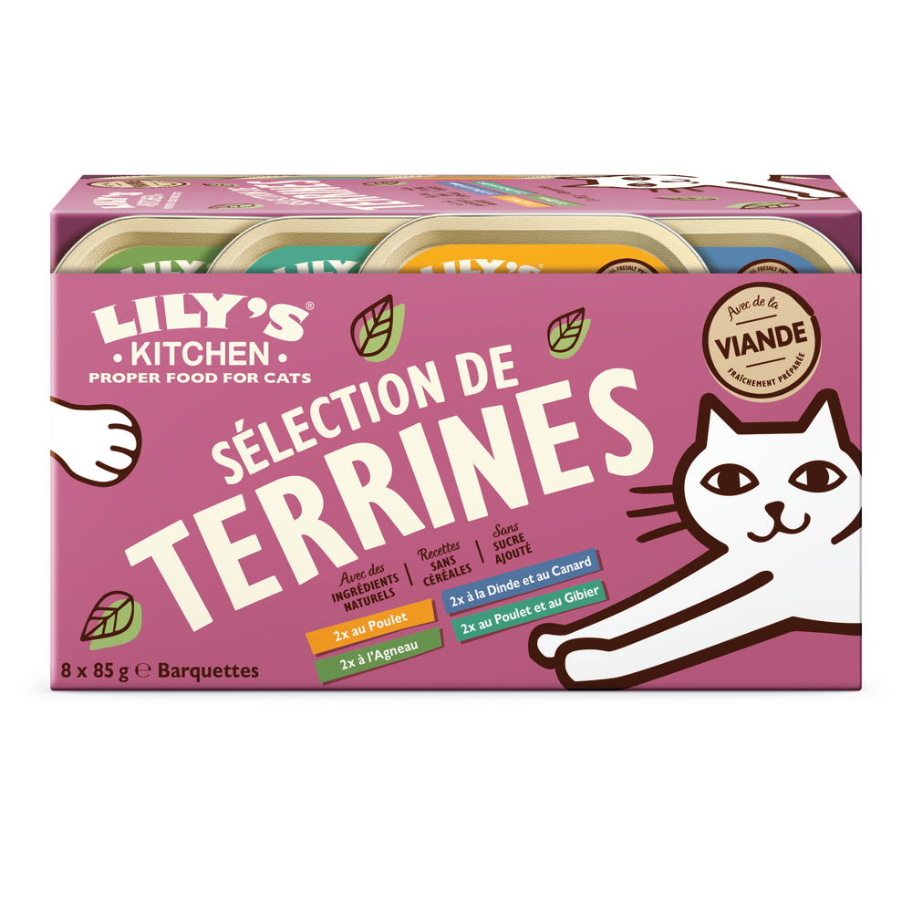 Multipack sélection de terrines pour chat - 8x85g