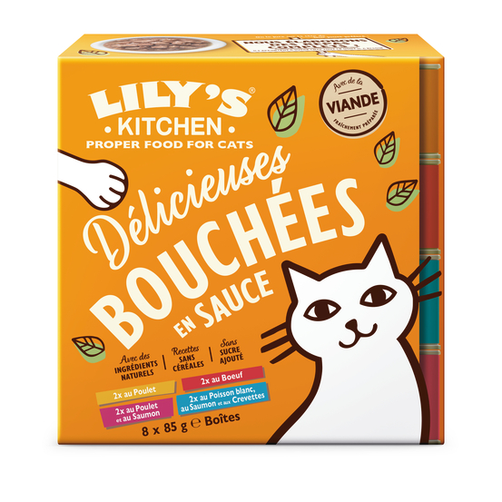 Chat Délicieuses bouchées en sauce Multipack 8x85g