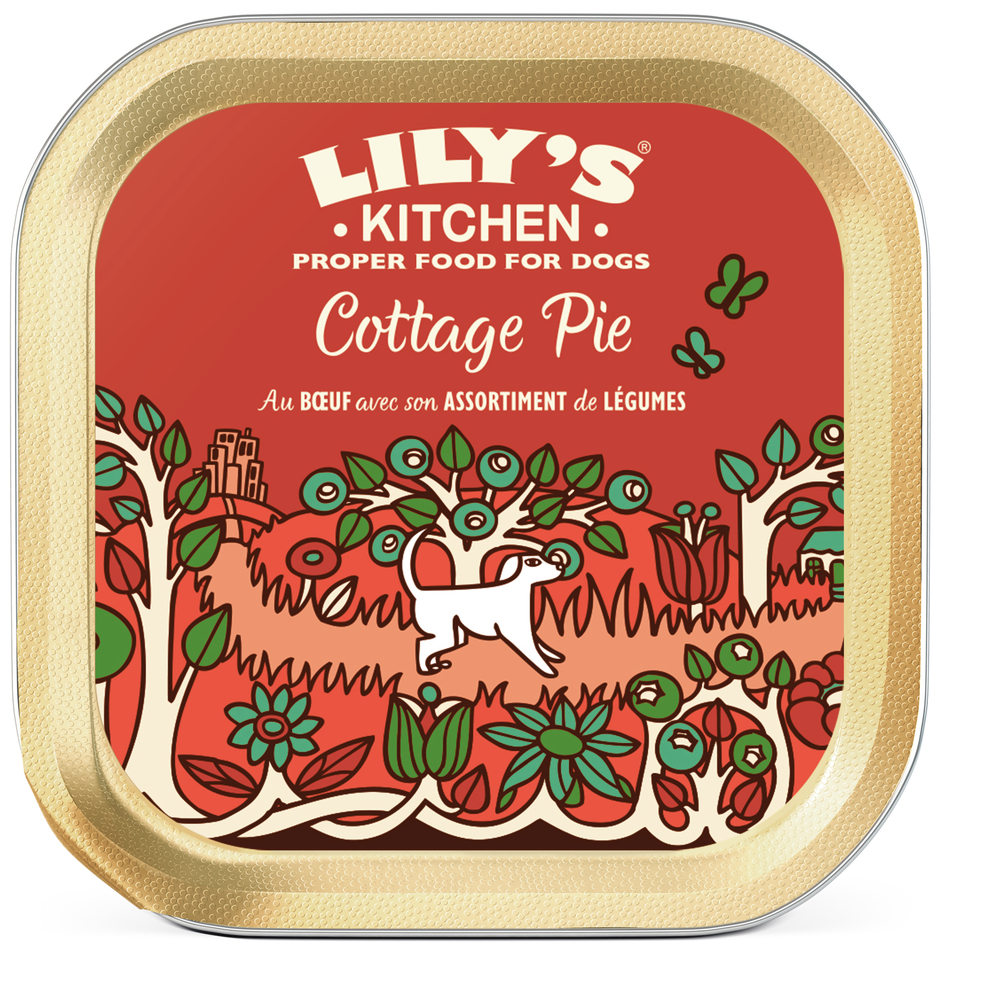 Terrine pour chien : Cottage Pie, bœuf et légumes - 150g