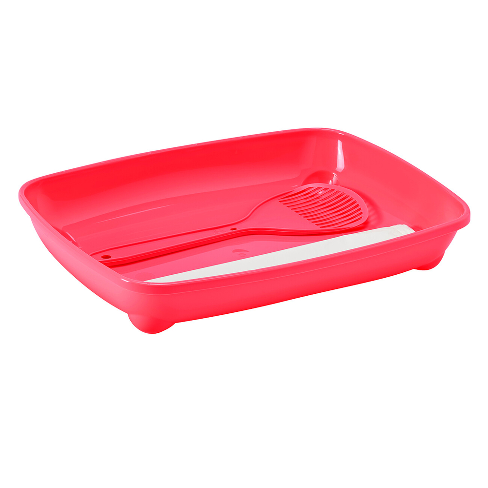 Bac à chat , Billy coloris corail - 36,7x27x6cm