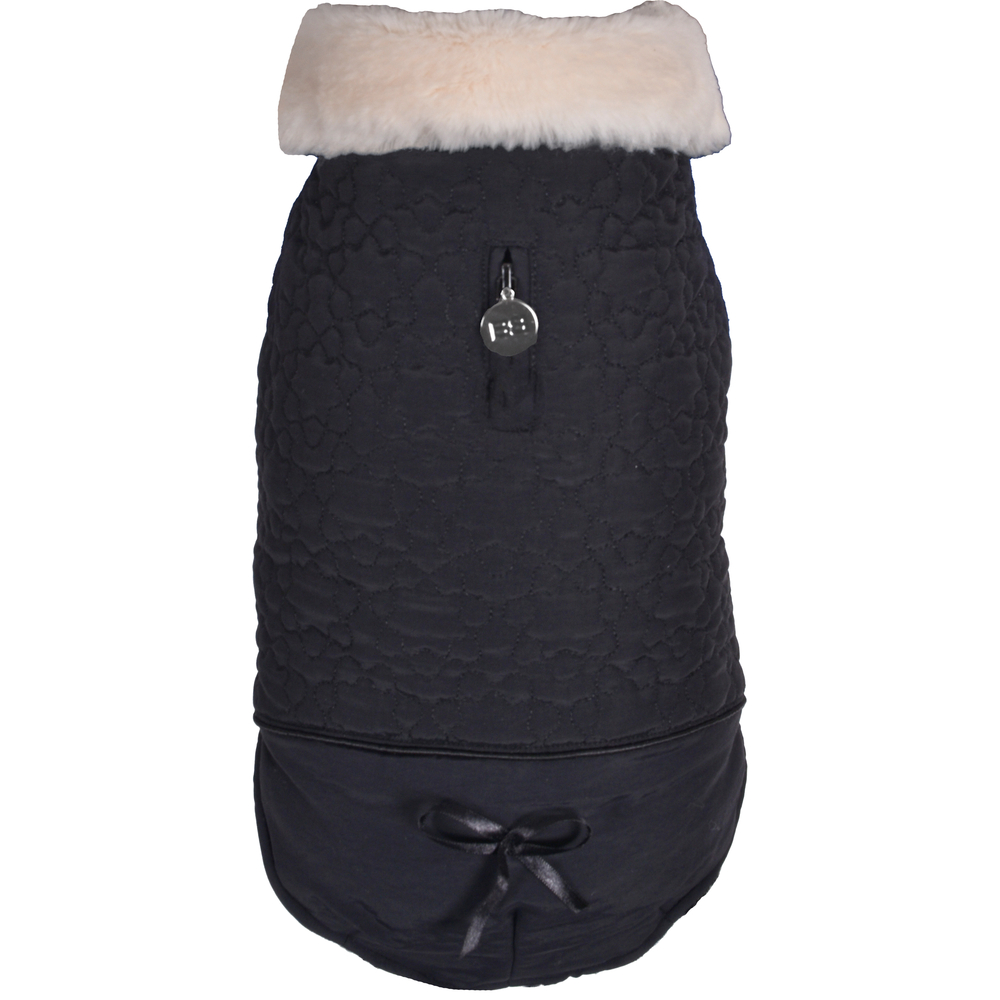 Manteau pour chien, Élégant noir 28 XS