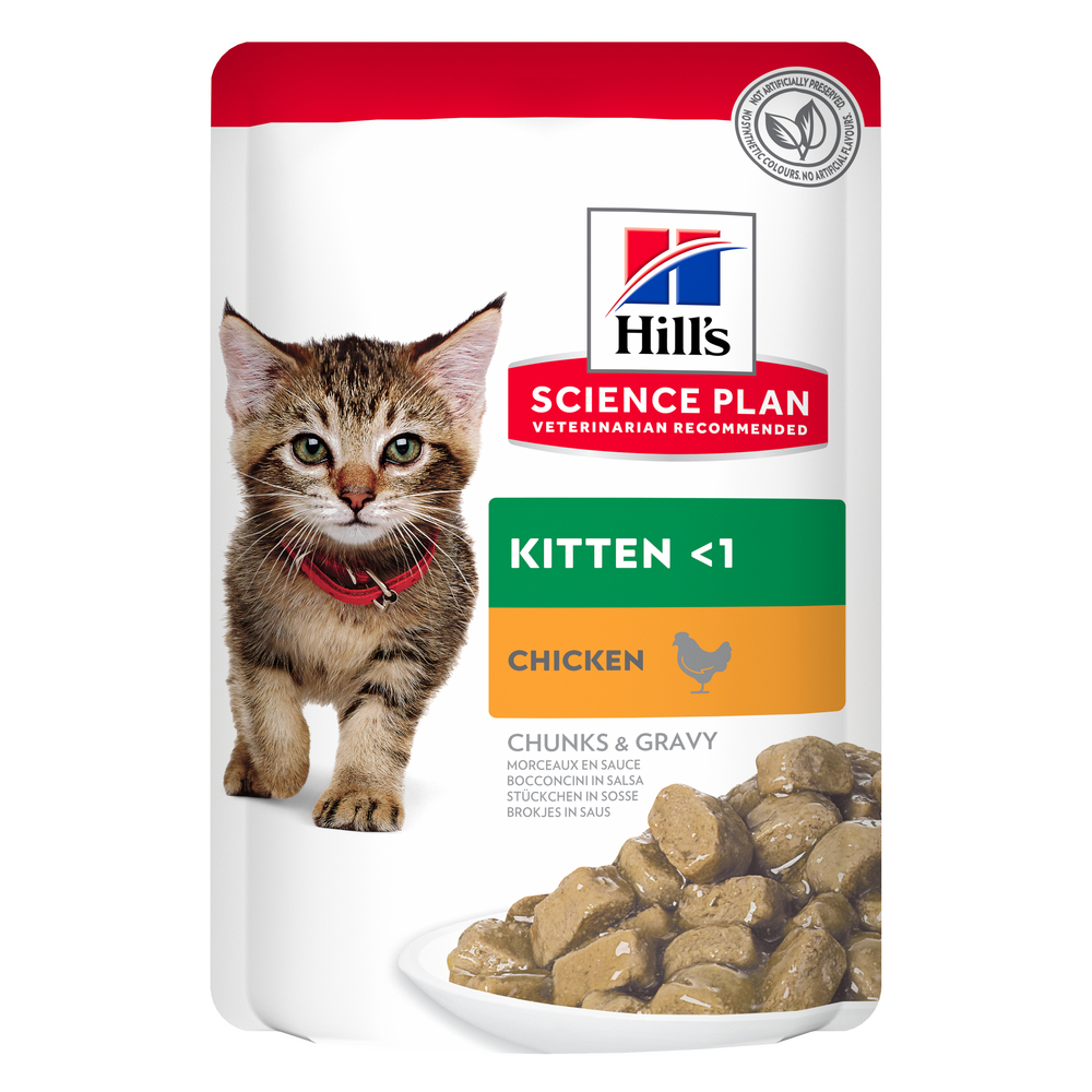 Sachet repas pour chaton, au poulet - 85g