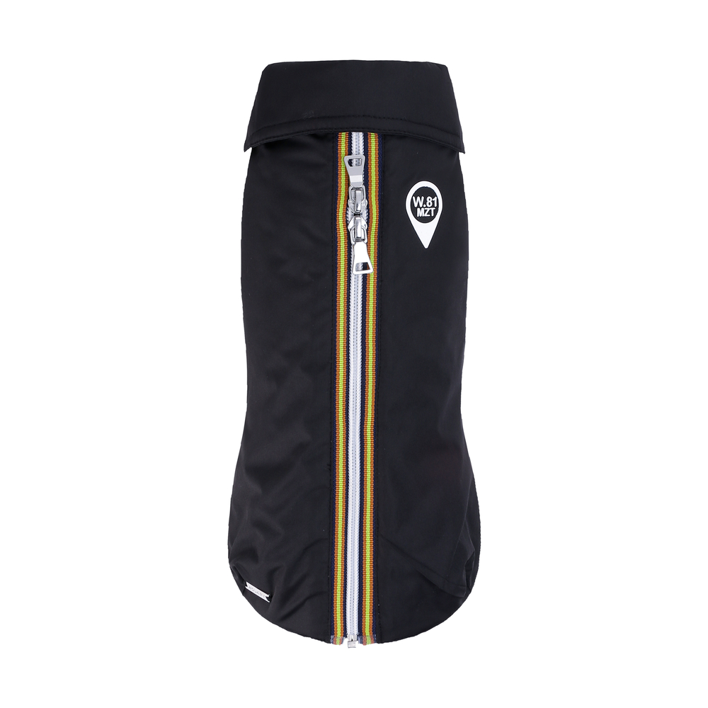 Manteau imperméable GPS pour chien, coloris noir - Taille 26
