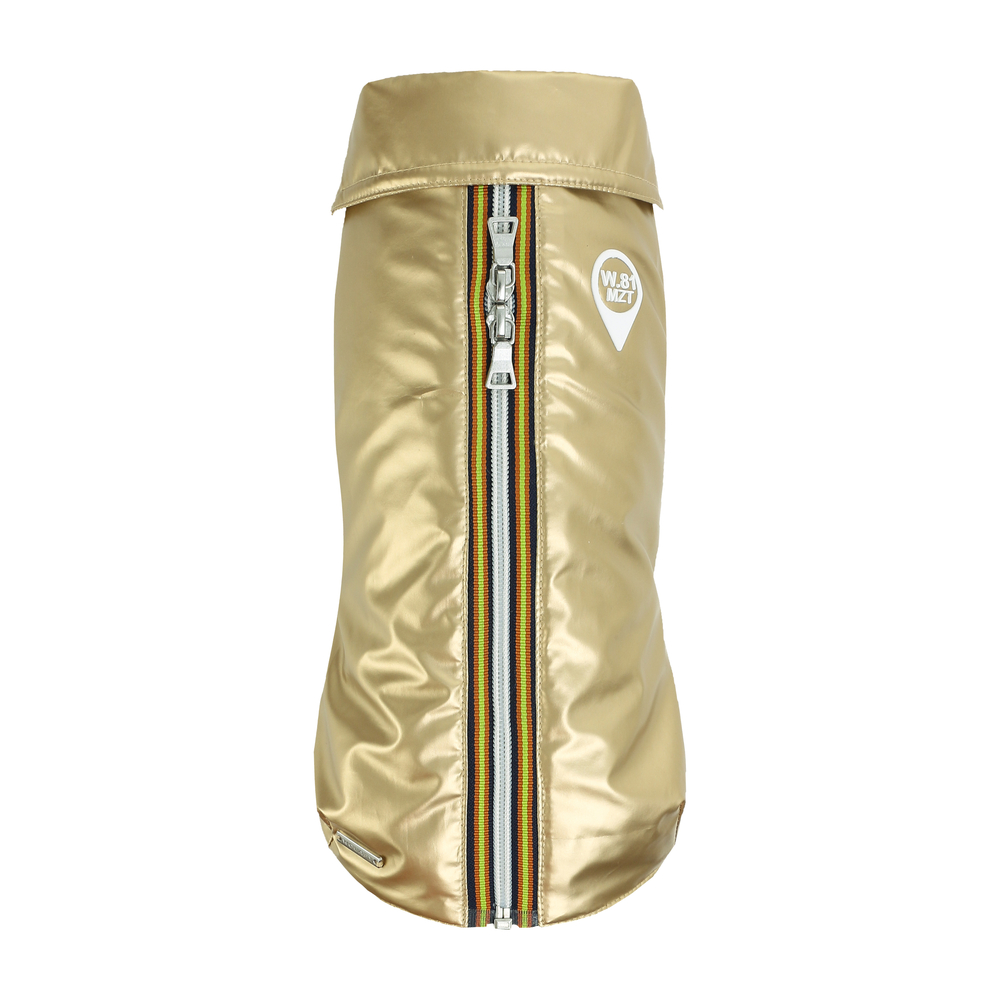 Manteau imperméable GPS pour chien, coloris gold - Taille 28