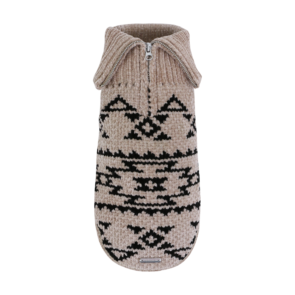 Pull camionneur pour chien, coloris beige - Taille 27