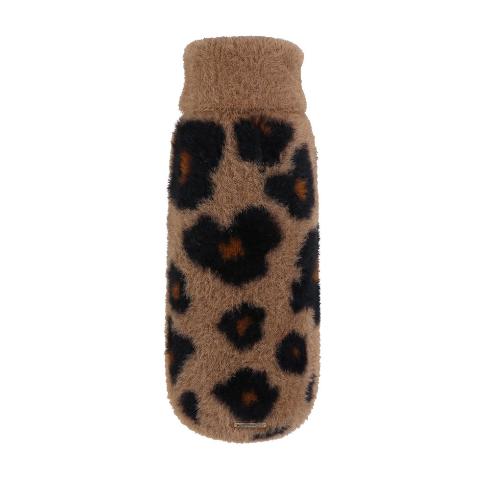Pull léopard pour chien - Taille 35