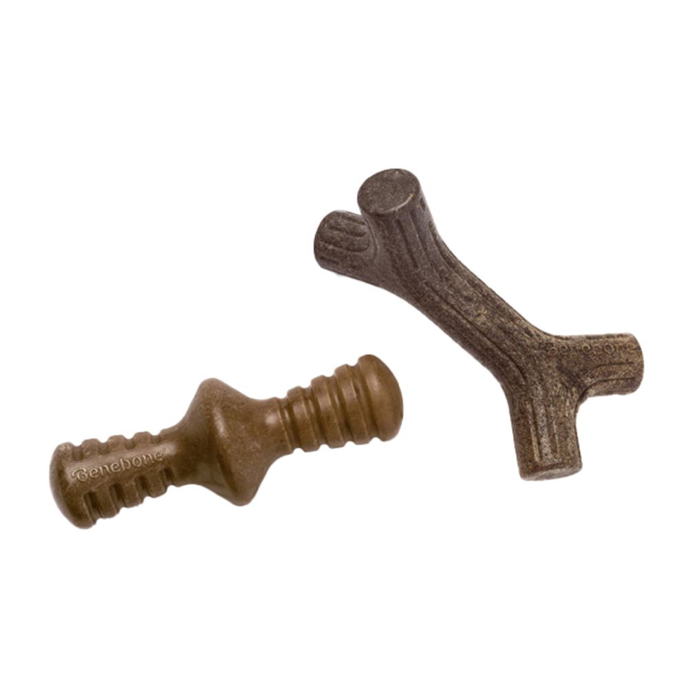 Jouet pour chiot, Pack dental Tiny maple wood bacon