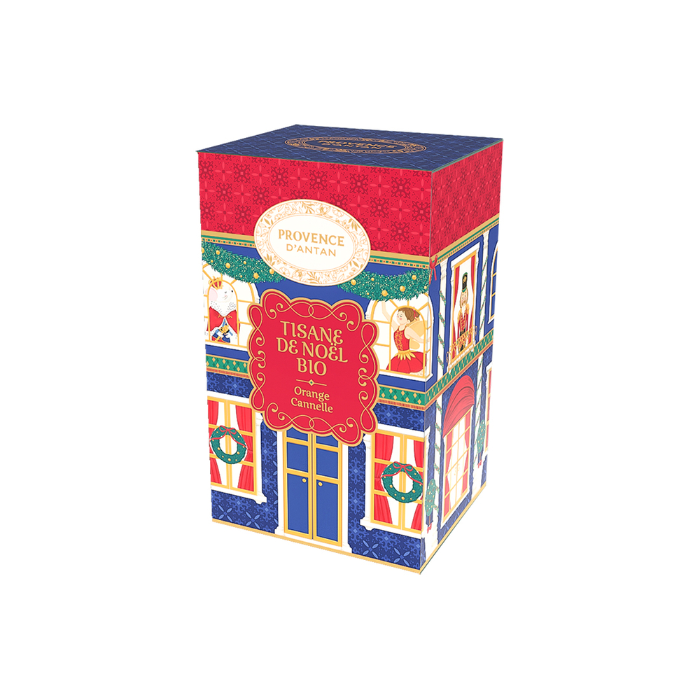 Tisane de Noël bio, orange & cannelle - 18 sachets