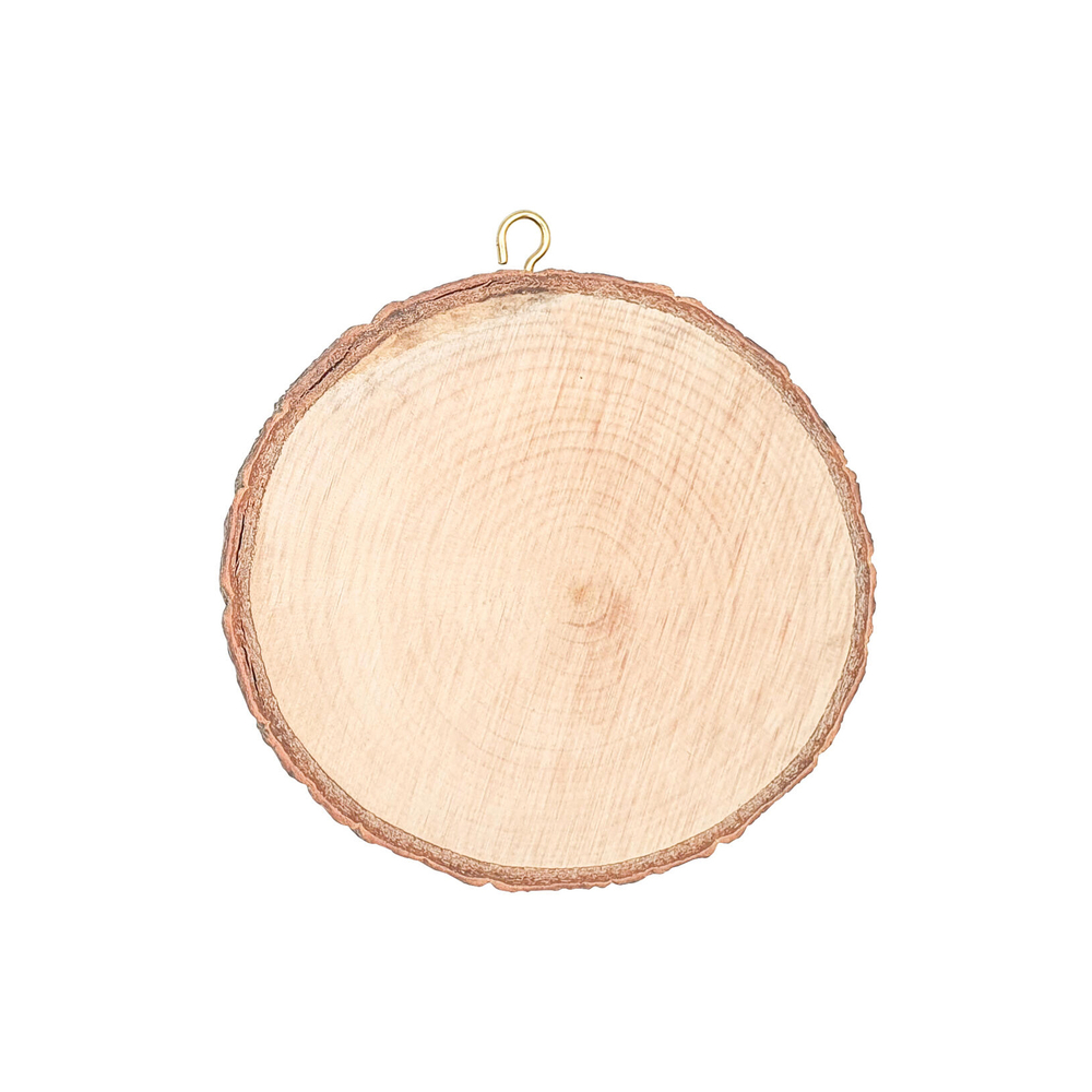 Rondin de bois, coloris naturel - D.10cm