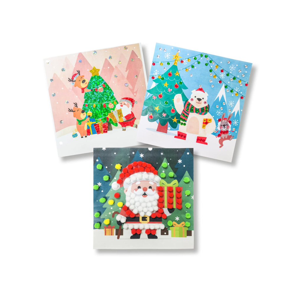 Pack multi-activités de Noël, coloris mixte - 3 pièces