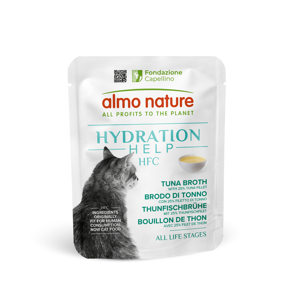 Bouillon de thon Atlantique HFC 'Hydratation Help' pour chat - 50g