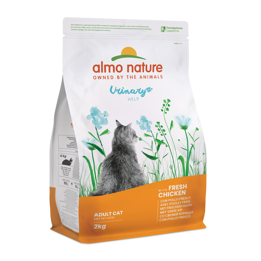 Croquettes pour chat adulte à sensibilité urinaire, au poulet - 2kg
