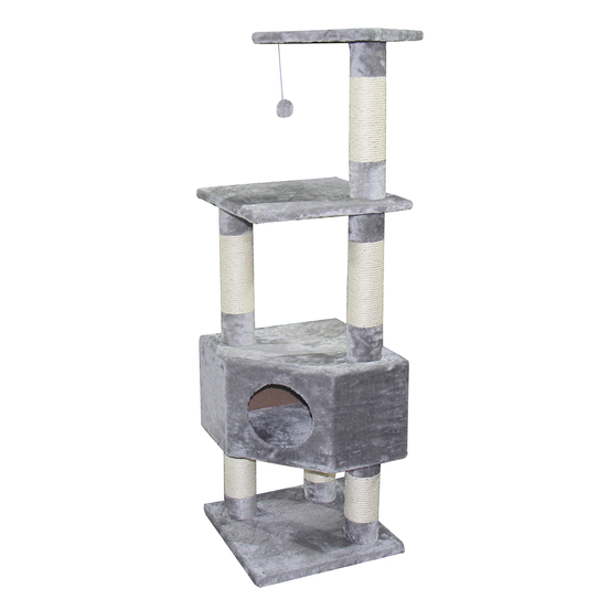 Arbre à chat Classic Loonaa 40x40x135cm gris