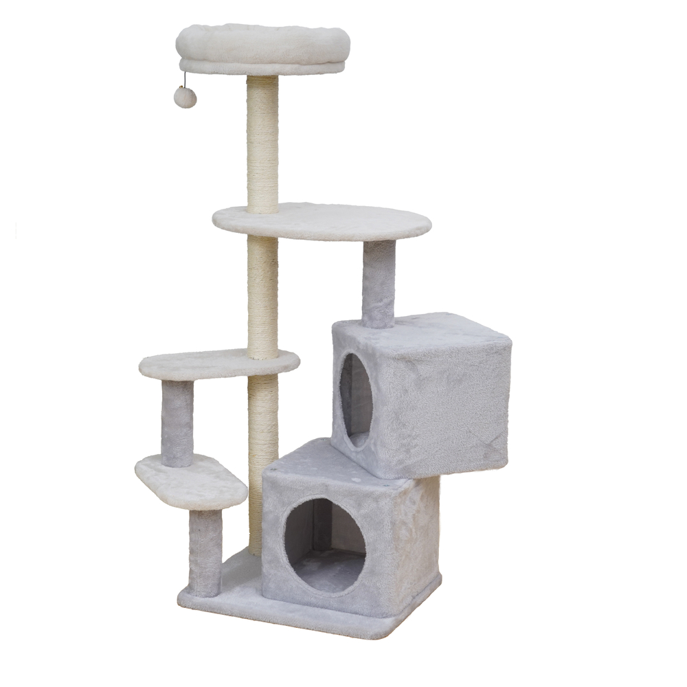 Arbre à chat Sparta 48x38x120cm gris