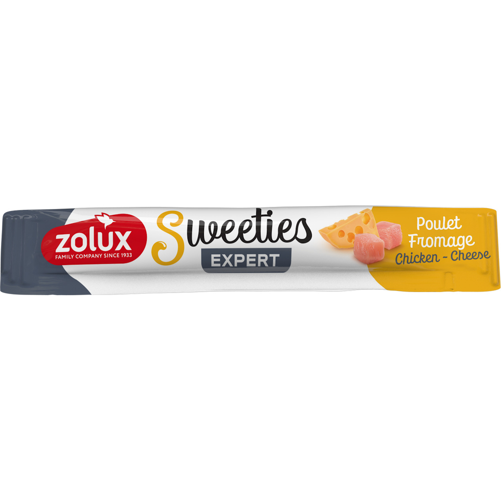 Sweeties poulet fromage, friandise pour chien : Stick 14g