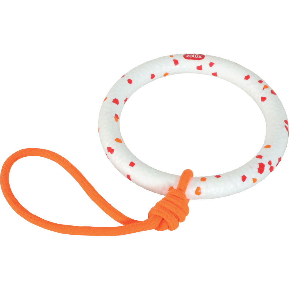 Jouet pour chien, anneau avec corde 18cm
