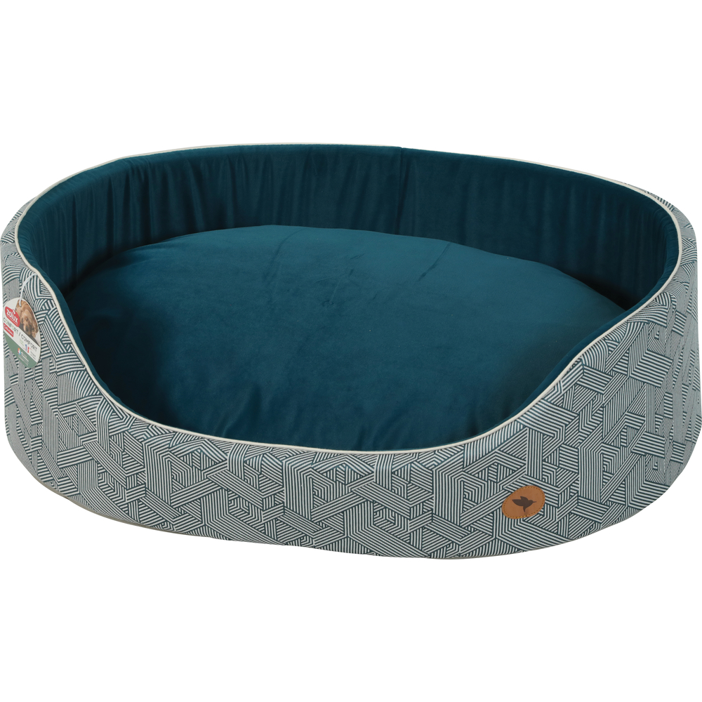 Corbeille confort pour chien, Kanga bleu T.70