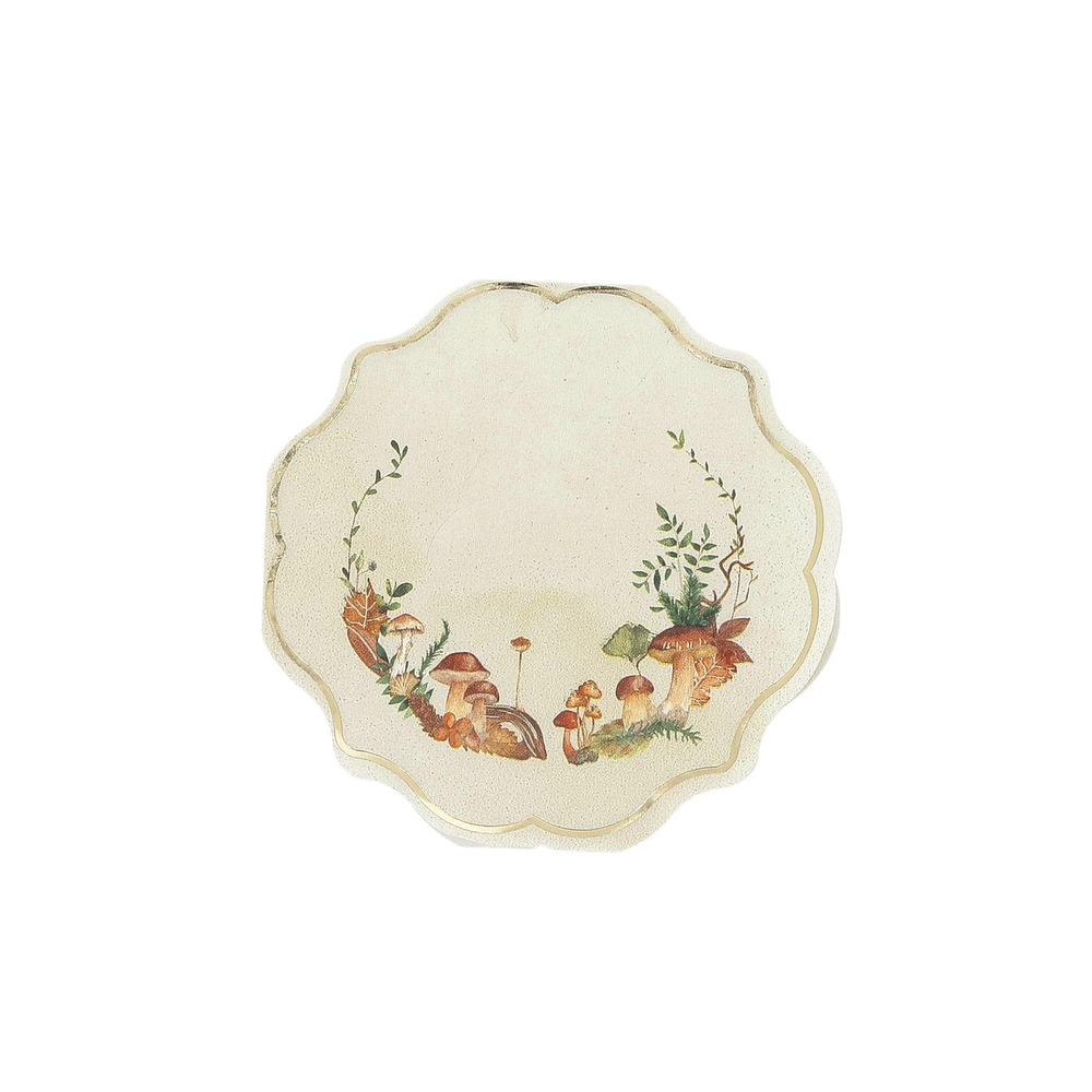 16 serviettes en papier, motif automne, coloris mixte - 33x33cm