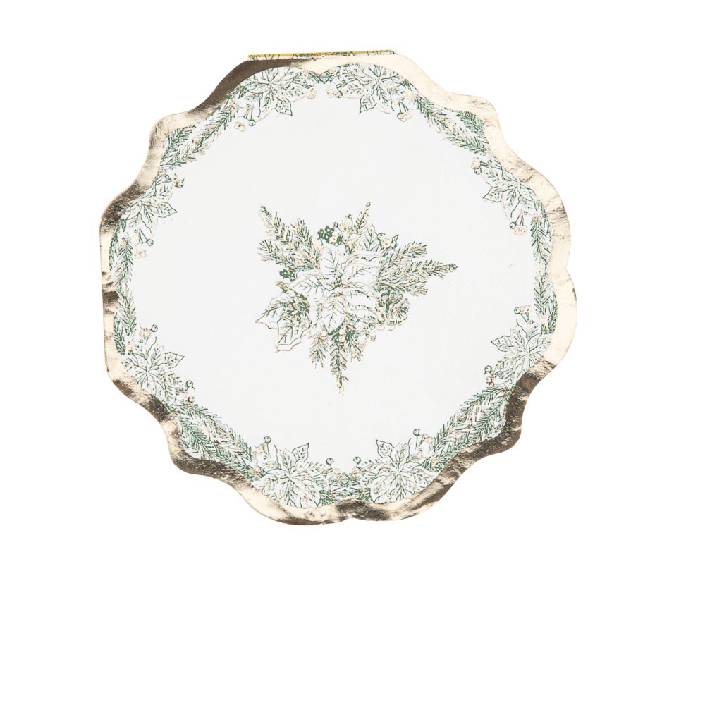 16 serviettes en papier, motif vintage, coloris mixte - 33x33cm