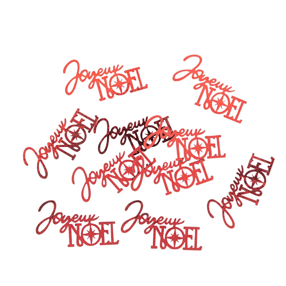 10 confettis de table en bois : 