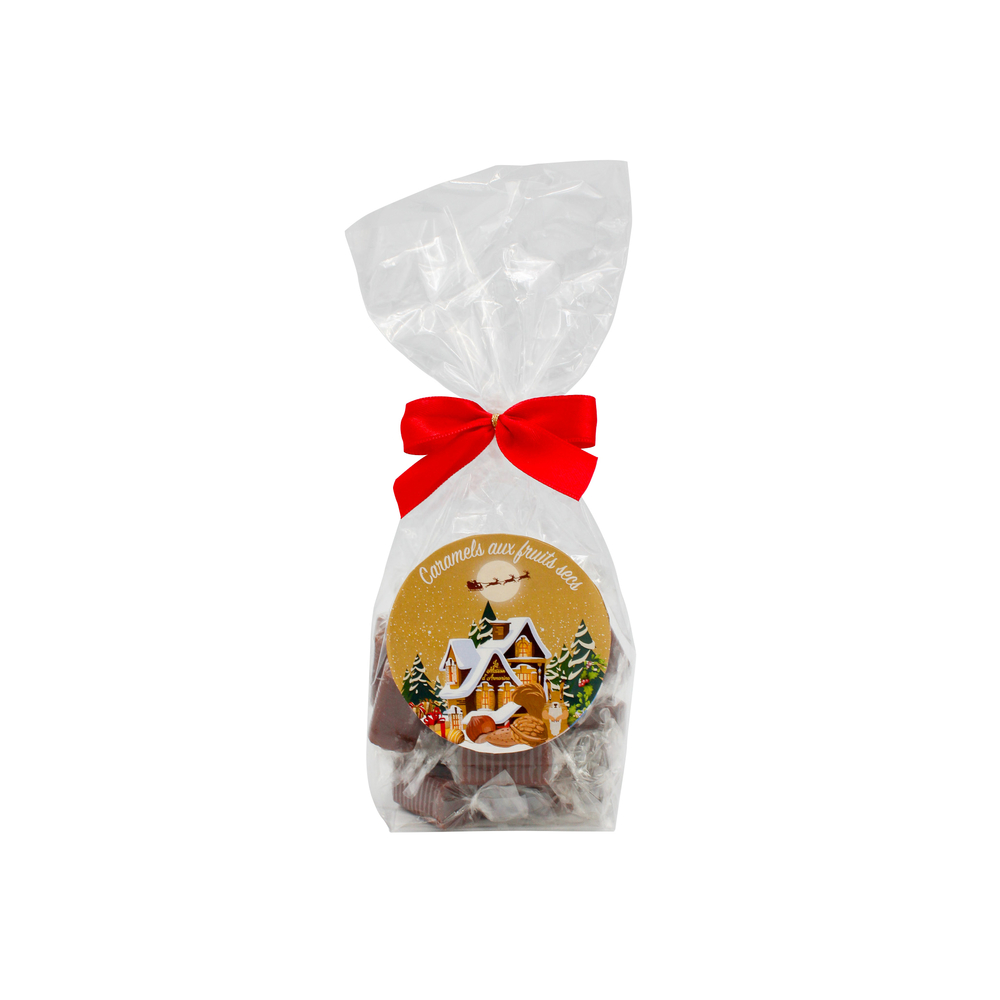Caramels tendres aux fruits secs - 150g
