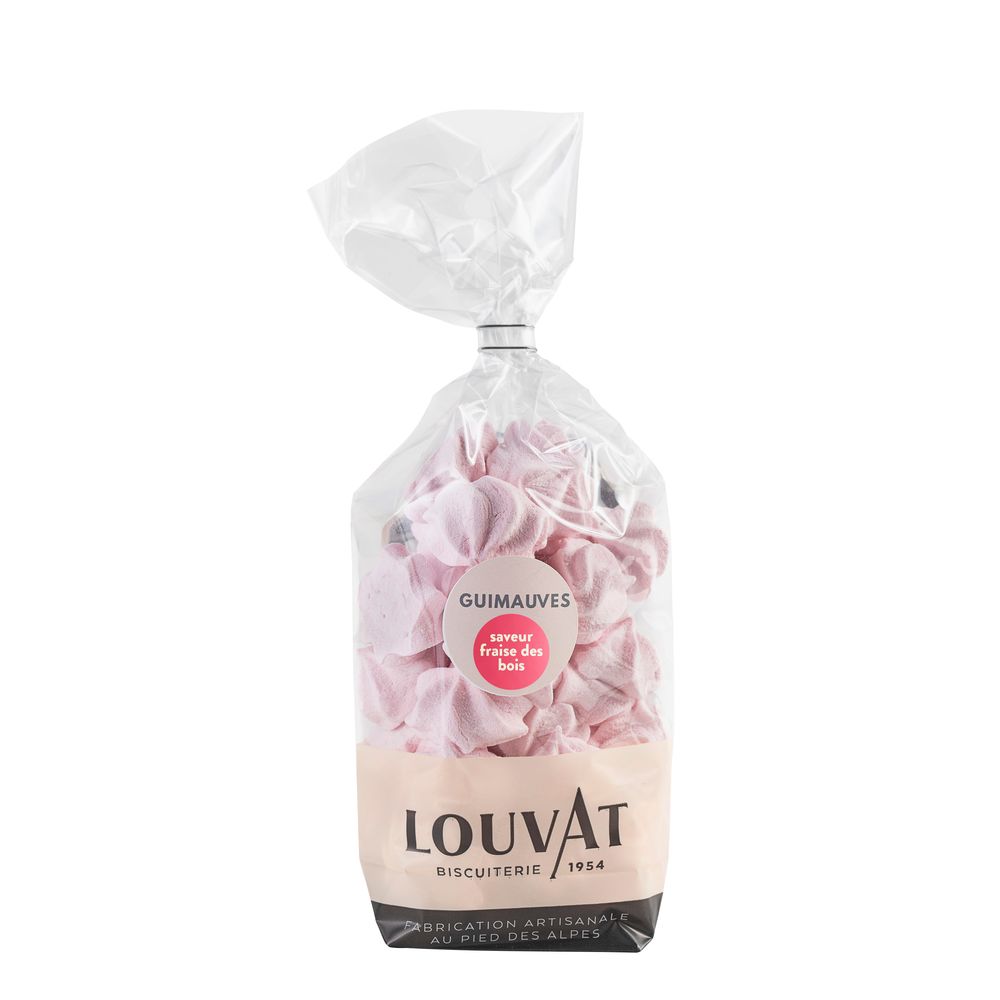 Guimauves, saveur fraise des bois - 90g