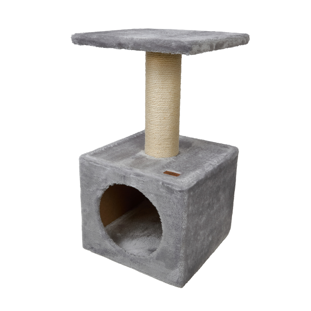 Arbre à chat Cozy gris 29.5x29.5x55cm