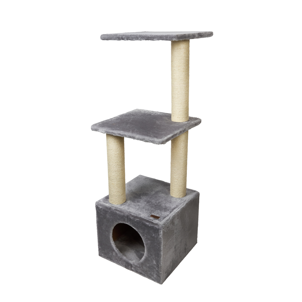 Arbre à chat Cocoon gris 35x35x103cm