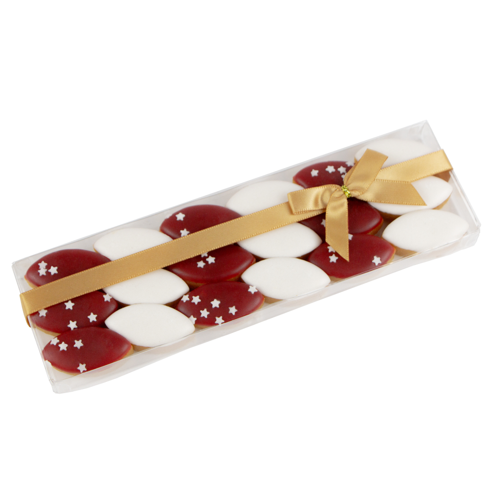 Réglette calissons, glaçage nature parsemé d'étoiles - 110g