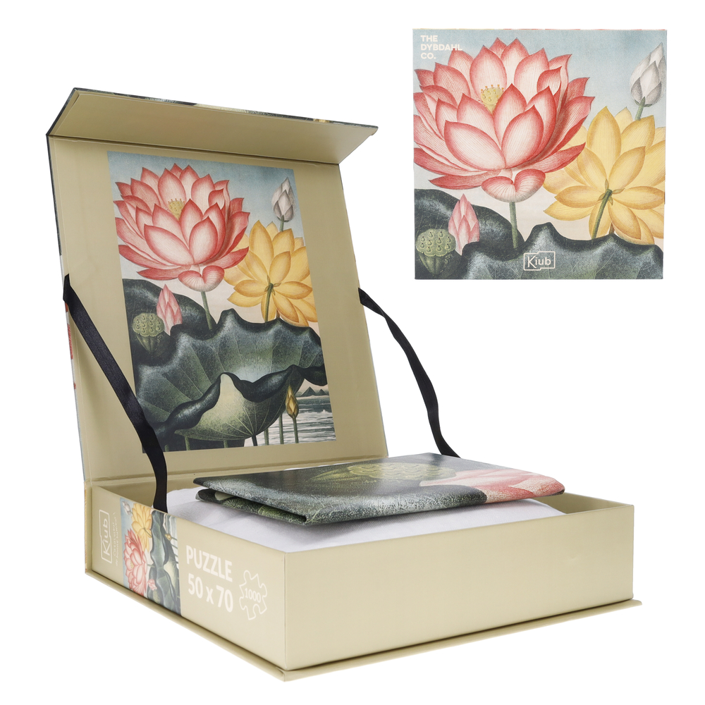 Puzzle 1000 pièces avec pochon 'Fleurs' - L.70xl.50cm