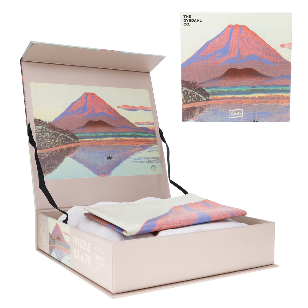 Puzzle 1000 pièces avec pochon 'Mont Fuji aube' - L.70xl.50cm