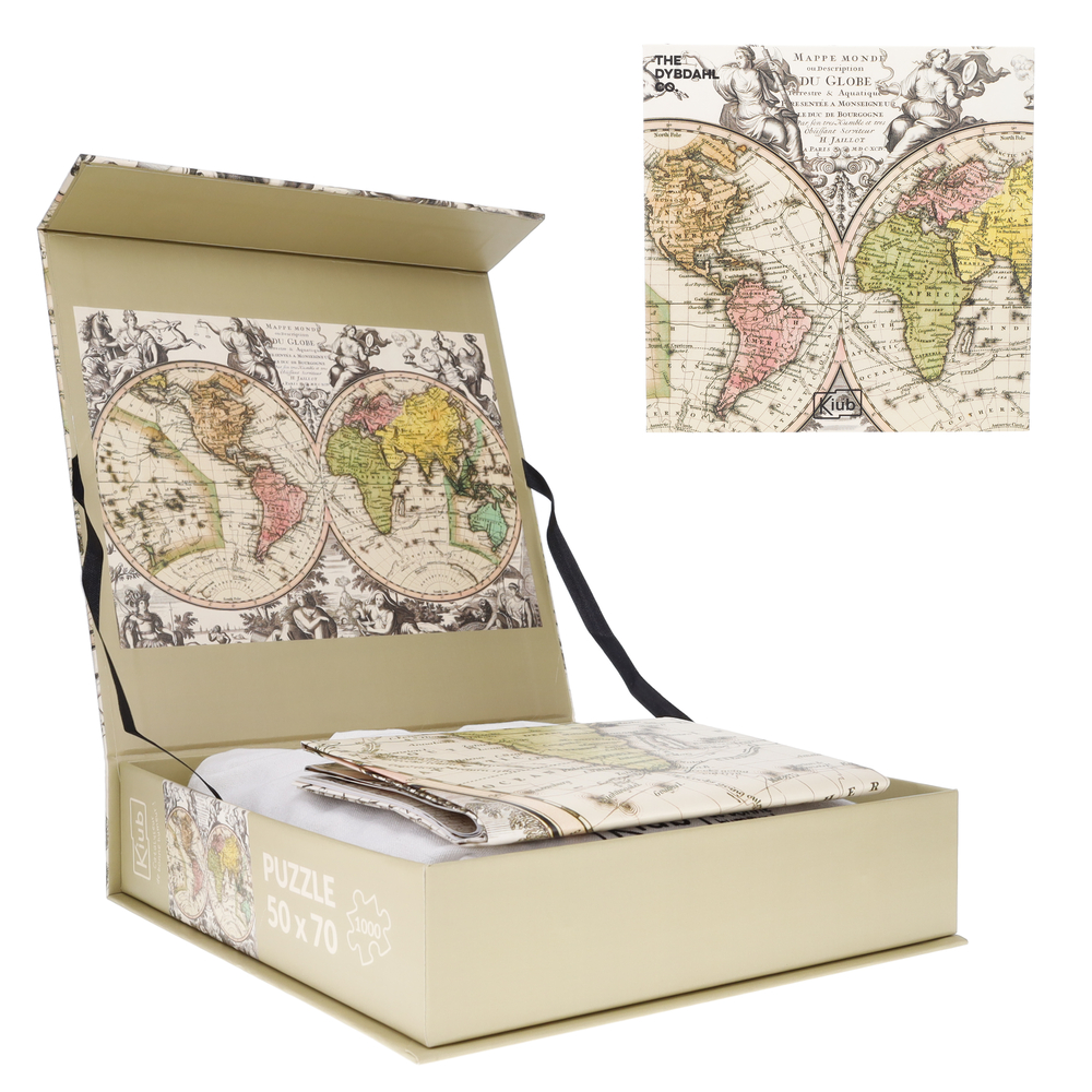 Puzzle 1000 pièces avec pochon 'Atlas' - L.70xl.50cm