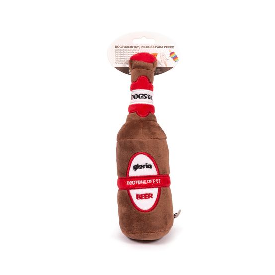 Jouet pour chien, Peluche Dogtoberfest marron H.24cm