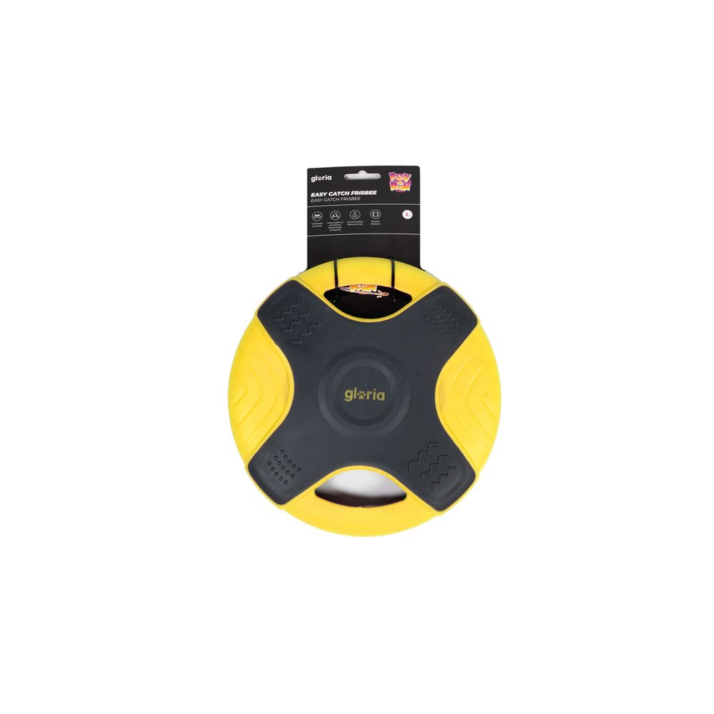 Jouet pour chien, frisbee H.26 cm - jaune