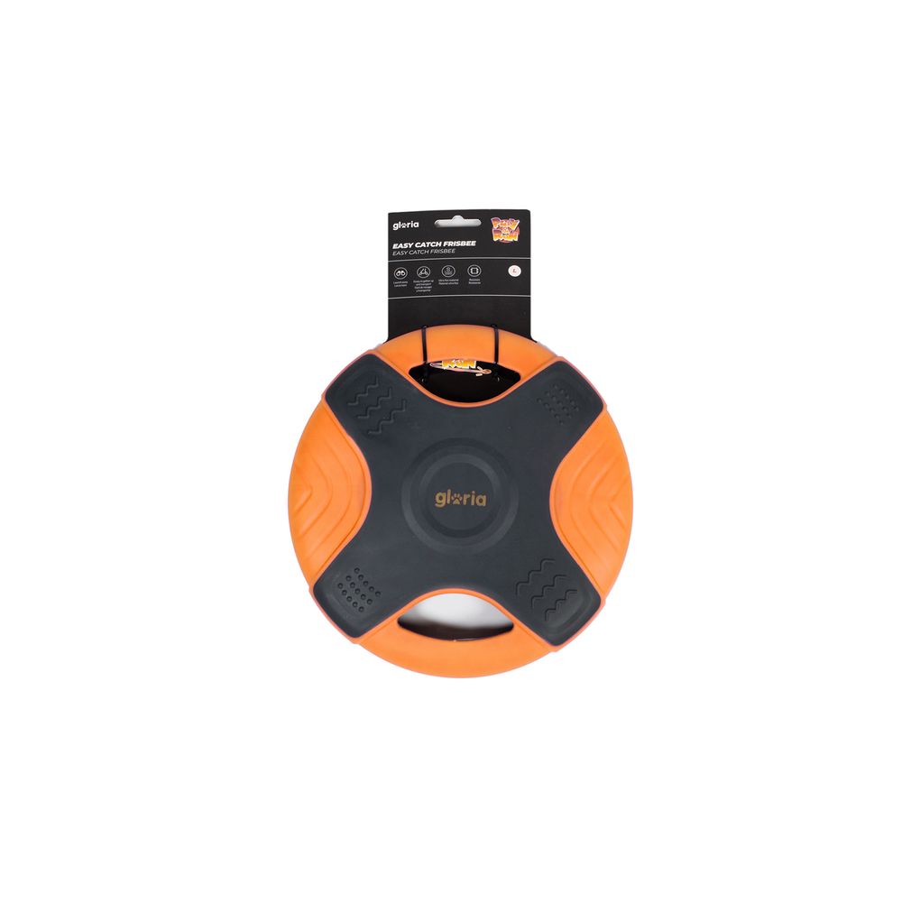 Jouet pour chien, frisbee H.26 cm - orange