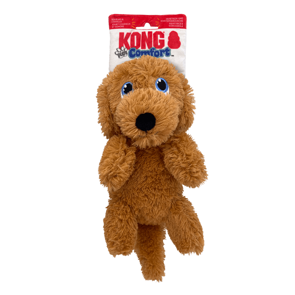 Jouet pour chien, peluche Pups Goldie H.33cm - marron