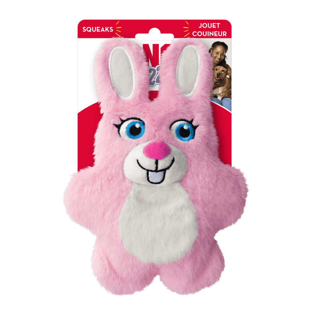 Jouet pour chien, lapin H.19,69cm rose