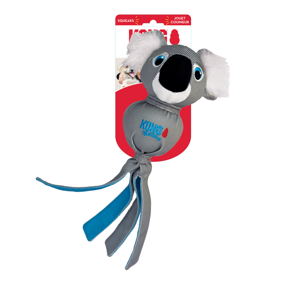 Jouet pour chien, koala Wubba gris L