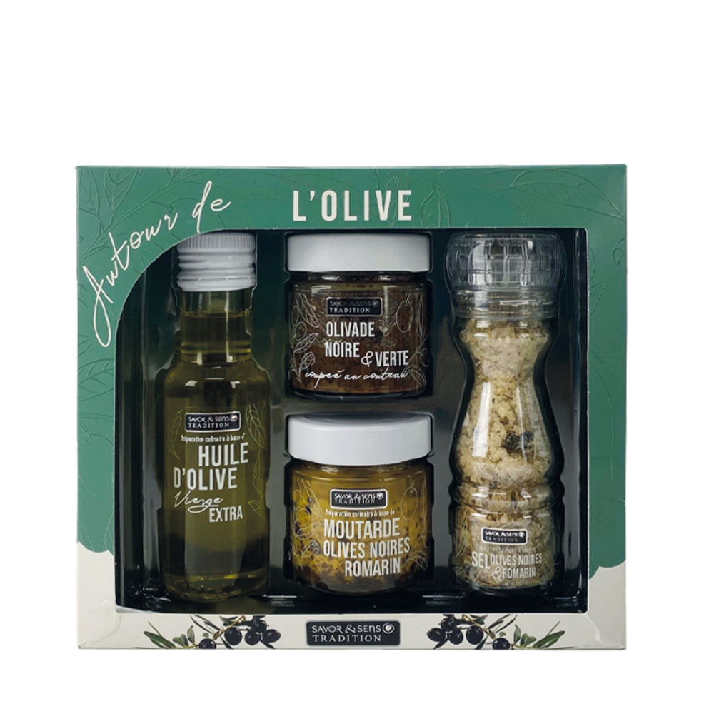 Coffret gourmand 'Autour de l'olive'